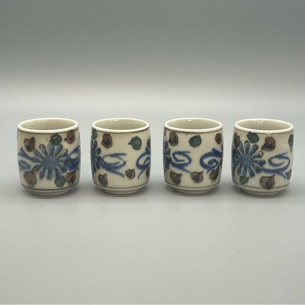 Vintage OTC Otagiri Stoneware Sake Cups Tea Cups Made in Japan - Picture 2 of 9